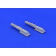 Beaufighter Mk.X exhausts for Airfix - Eduard Accessories 672076