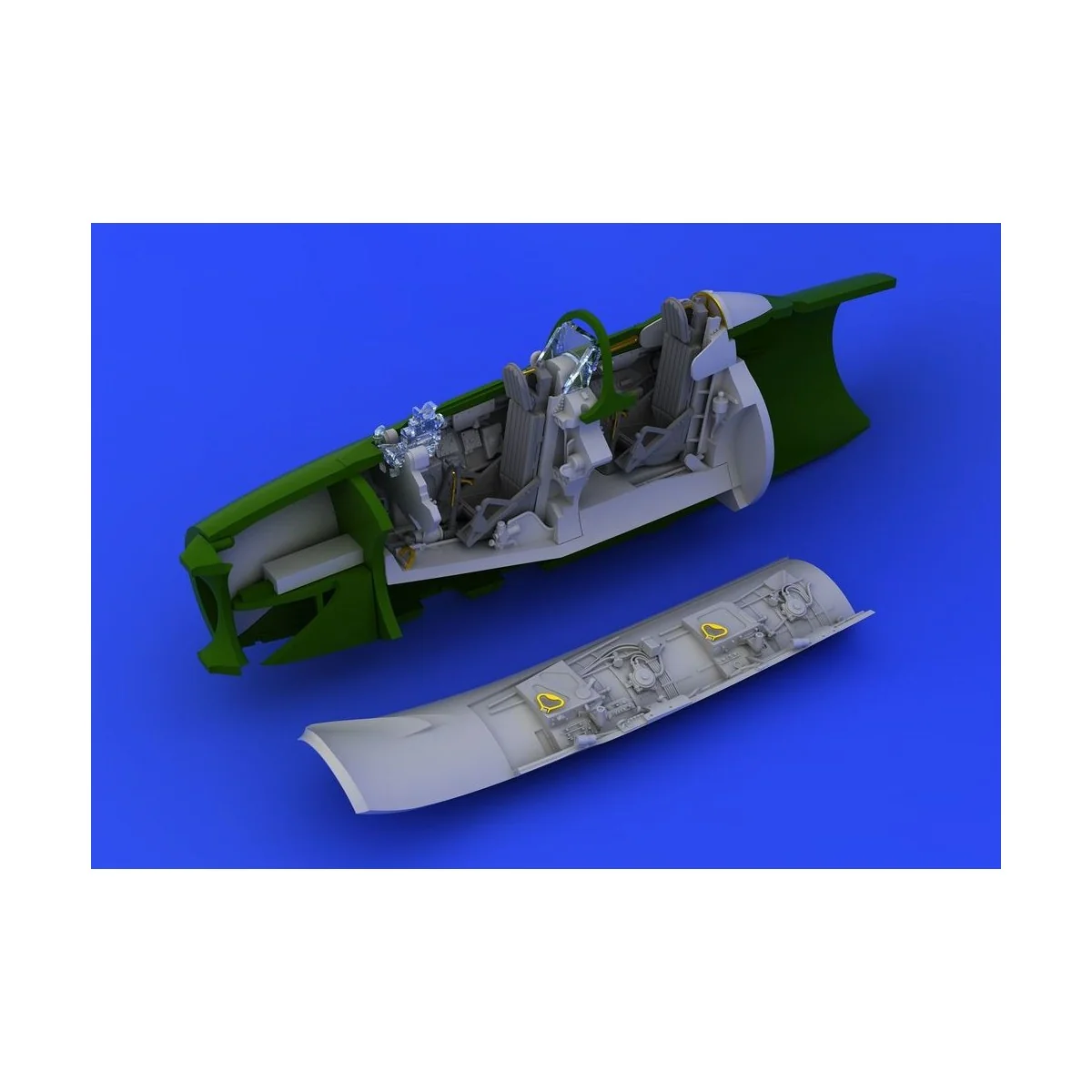 UTI MiG-15 cockpit for Eduard, 1/72 - Eduard Accessories 672077