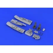 UTI MiG-15 cockpit for Eduard, 1/72 - Eduard Accessories 672077