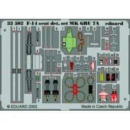 F-14A Tomcat ejection Seat für Tamiya Bausatz, 1/32 - Eduard Access...