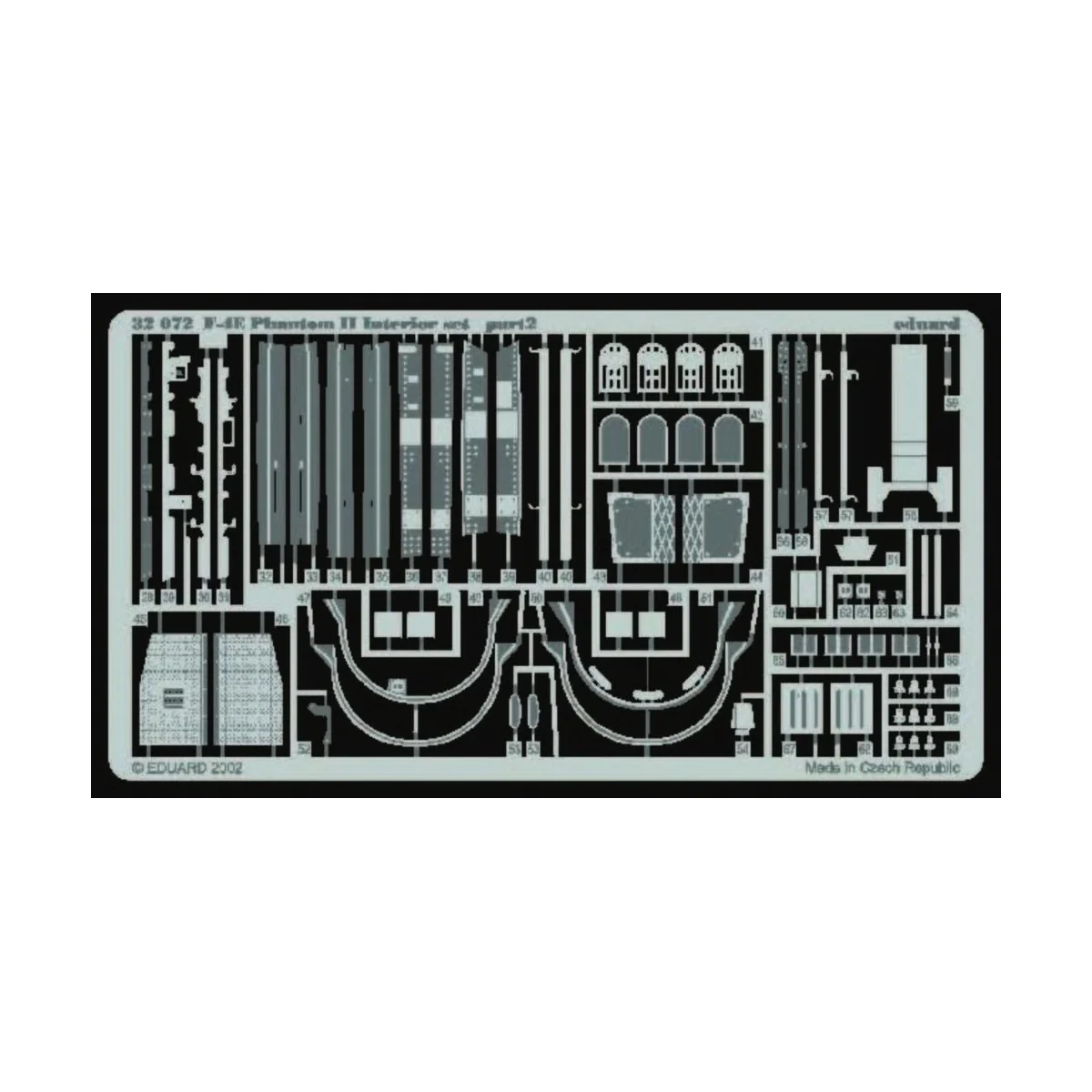 F-4E Phantom Interior für Tamyia Bausatz, 1/32 - Eduard Accessories...