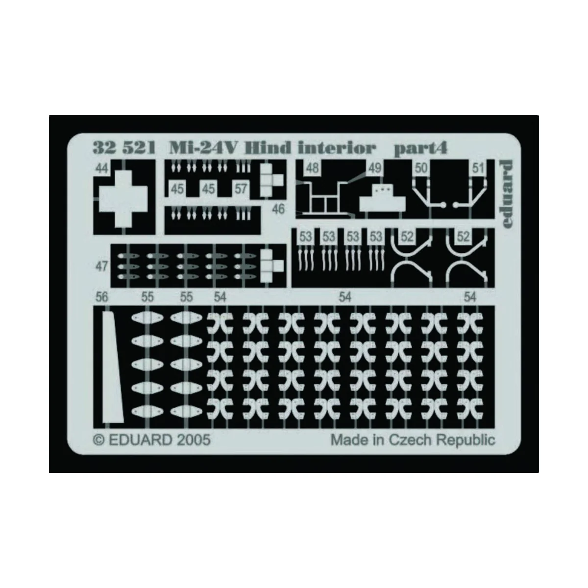 Mi-24V Hind, 1/35 - Eduard Accessories 32521