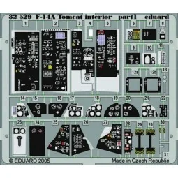 F-14A Tomcat interior für Tamiya-Bausatz, 1/32 - Eduard Accessories...