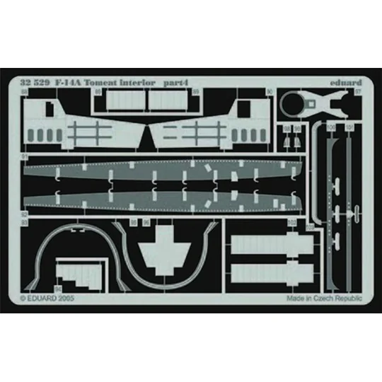 F-14A Tomcat interior für Tamiya-Bausatz, 1/32 - Eduard Accessories...