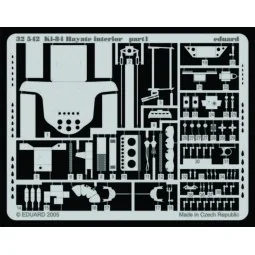 Ki-84 Hayate interior für Hasegawa Bausatz, 1/32 - Eduard Accessori... 2