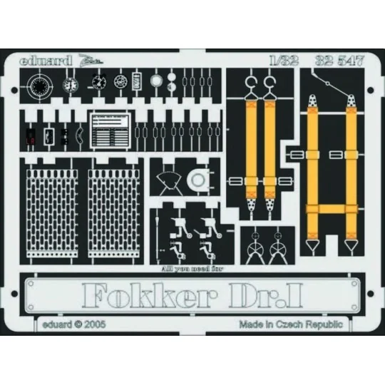 Fokker Dr. I, 1/32 - Eduard Accessories 32547
