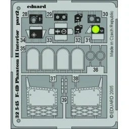 F-4D Phantom II interior für Tamiya Bausatz, 1/32 - Eduard Accessor... 2