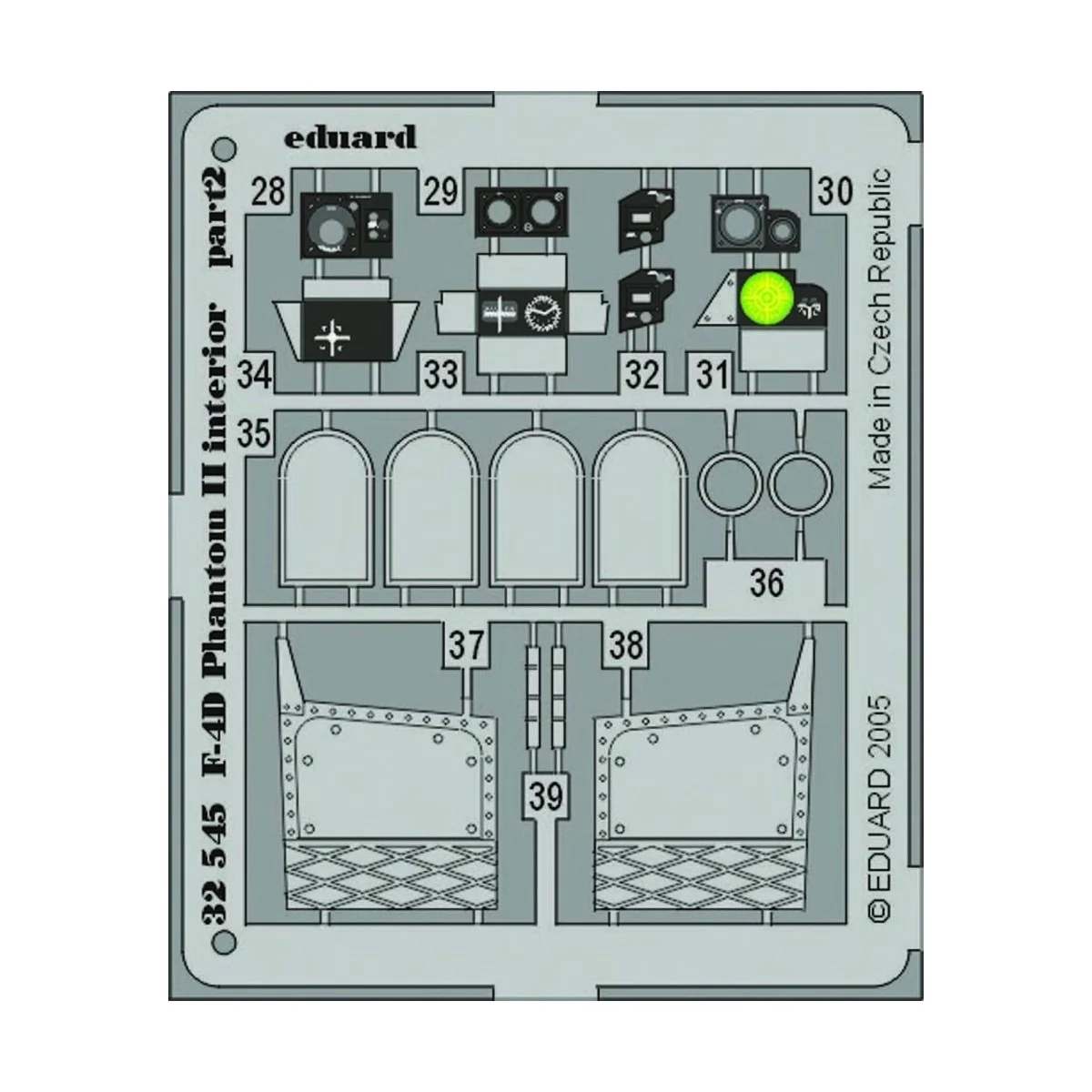 F-4D Phantom II interior für Tamiya Bausatz, 1/32 - Eduard Accessor...