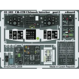 CH-47D Chinook interior für Trumpeter-Bausatz, 1/32 - Eduard Access...