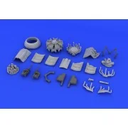 Fw 190A-8 engine& fuselage guns f.Eduard, 1/72 - Eduard Accessories...