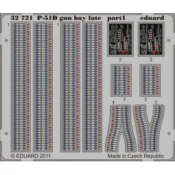 P-51D gun bay late for Tamiya, 1/32 - Eduard Accessories 32721 2