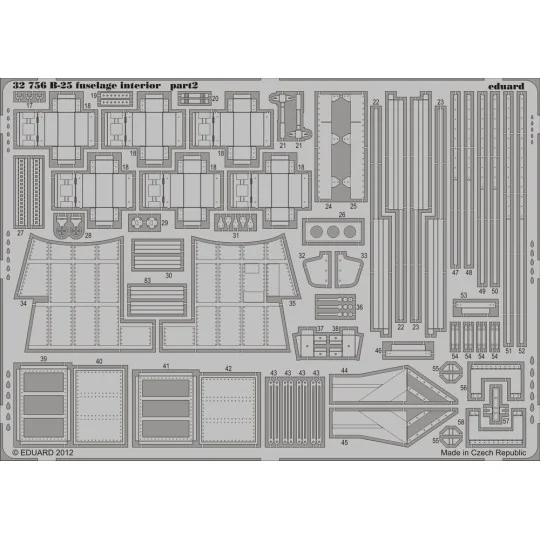 B-25 fuselage interior for HK Models, 1/32 - Eduard Accessories 32756