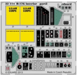 B-17G interior S.A. for HK Models, 1/32 - Eduard Accessories 32774 2