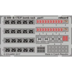 B-17E/F bomb rack for HKM, 1/32 - Eduard Accessories 32899