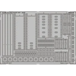 B-17E/F bomb rack for HKM, 1/32 - Eduard Accessories 32899 2