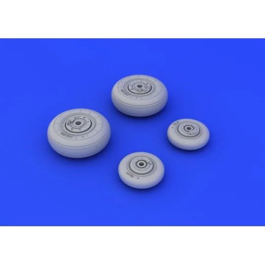 MiG-29 wheels for Trumpeter, 1/72 - Eduard Accessories 672090