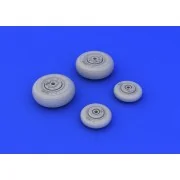 MiG-29 wheels for Trumpeter, 1/72 - Eduard Accessories 672090