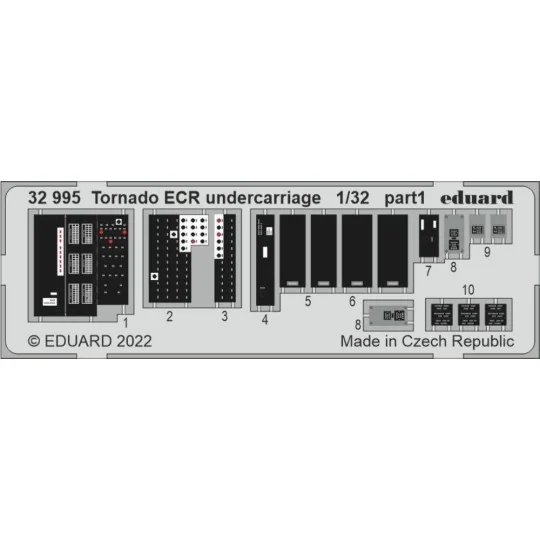 Tornado ECR undercarriage for ITALERI, 1/32 - Eduard Accessories 32995