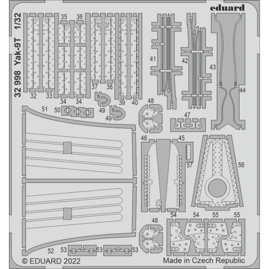 Yak-9T, 1/32 - Eduard Accessories 32998