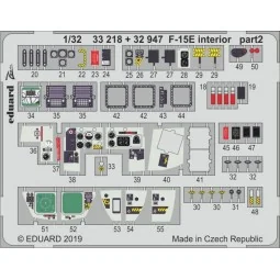 F-15E interior for Tamiya, 1/32 - Eduard Accessories 33218 2