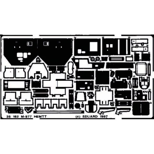M-977 HEMIT Detailbausatz, 1/35 - Eduard Accessories 35162