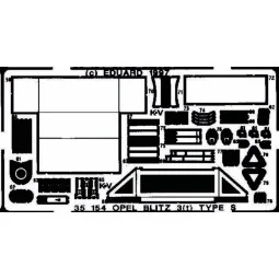 Opel Blitz 3(t) Type S Detailbausatz, 1/35 - Eduard Accessories 35154 2