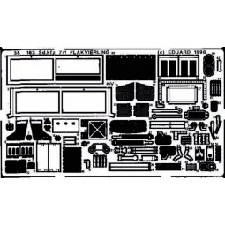 Sd.kfz 7/1 Flakvierling Detailbausatz, 1/35 - Eduard Accessories 35183