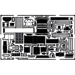 M8 Greyhound Detailbausatz, 1/35 - Eduard Accessories 35200