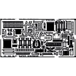 M51 Super Sherman Detailbausatz, 1/35 - Eduard Accessories 35182 2