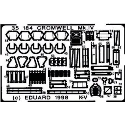 Cromwell MK IV Detailsatz aussen, 1/35 - Eduard Accessories 35184 2