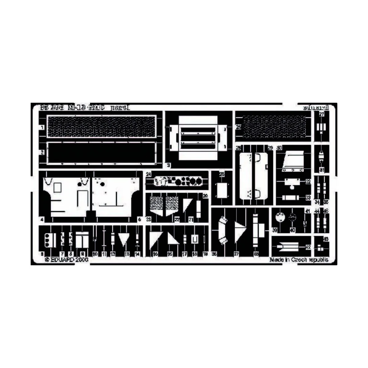 M-12 Selbstfahrlafette Detailsatz, 1/35 - Eduard Accessories 35298
