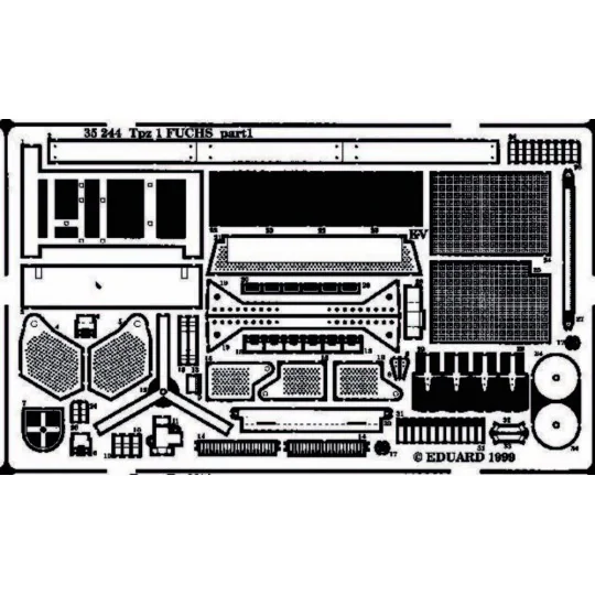 Tpz-1 Fuchs für Revell Bausatz, 1/35 - Eduard Accessories 35244