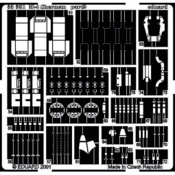 US-Panzer M4 Sherman Fotoätzsatz, 1/35 - Eduard Accessories 35351 2