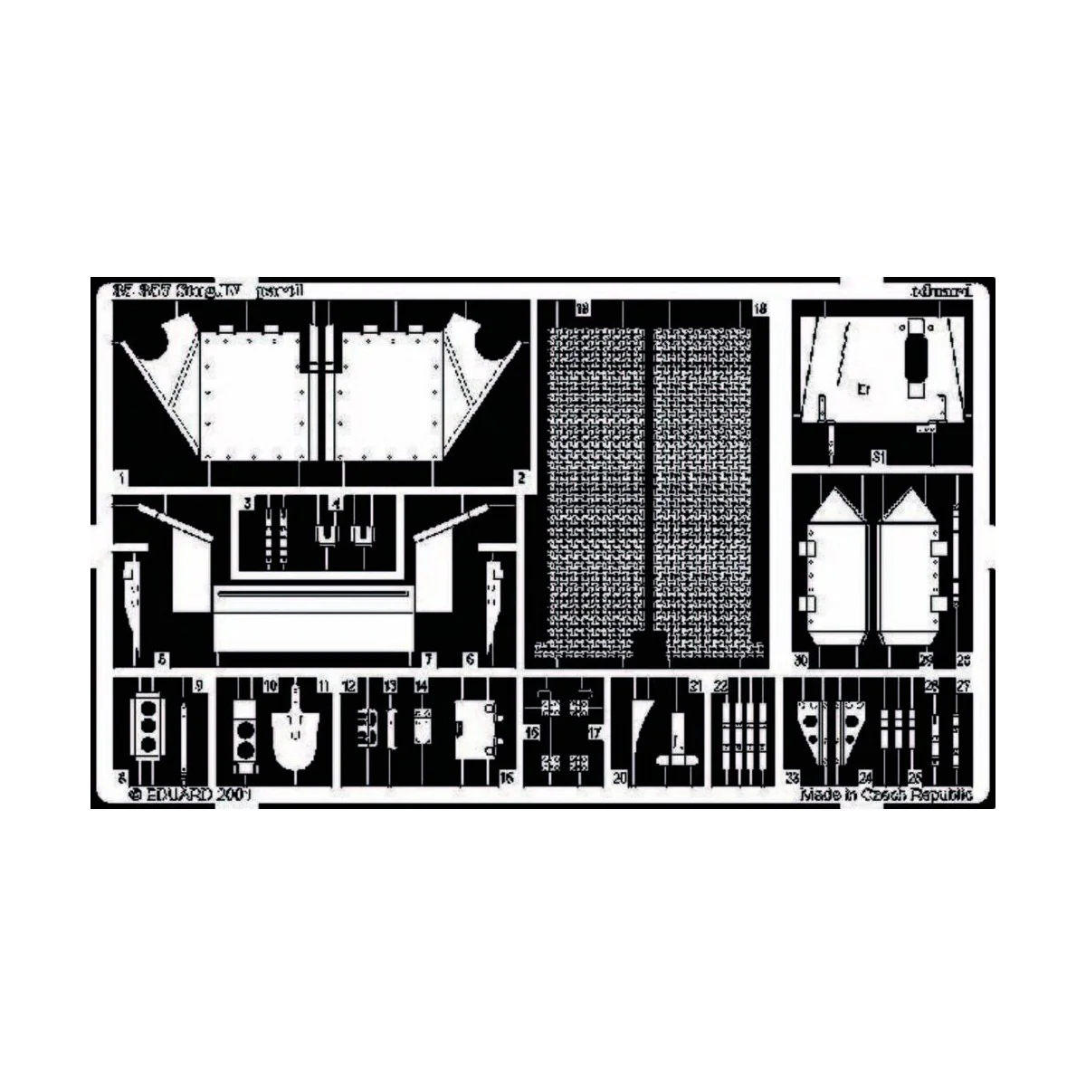 Stug. IV für Tamiya Bausatz, 1/35 - Eduard Accessories 35357