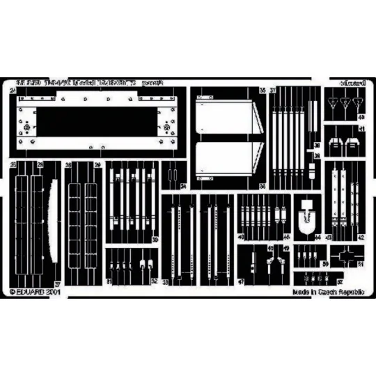 T-34/76 Model 1943/ChTZ Fotoätzsatz, 1/35 - Eduard Accessories 35359
