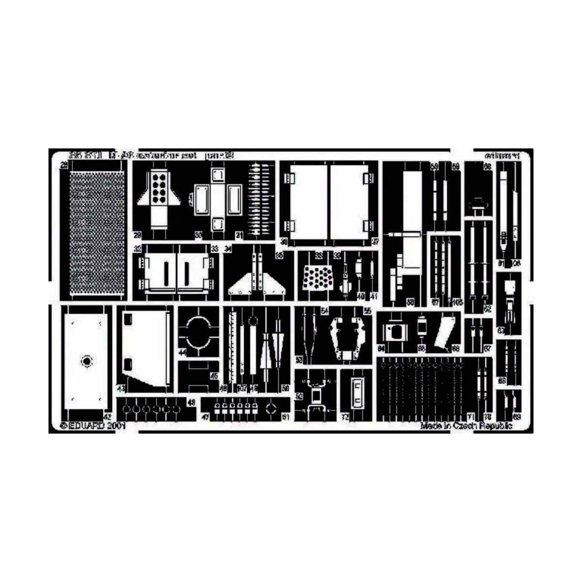M-26 Fotoätzsatz, 1/35 - Eduard Accessories 35371