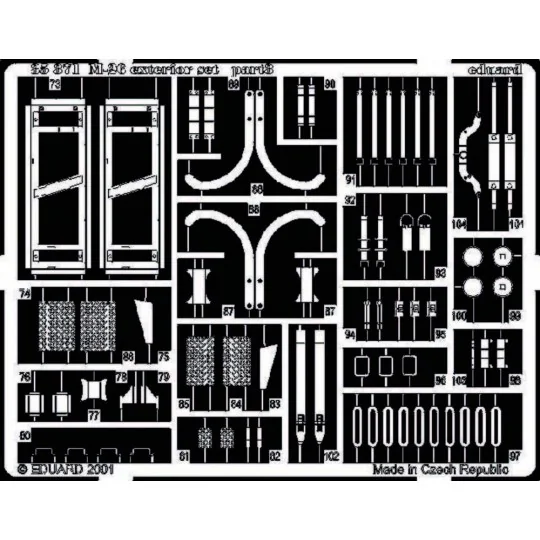 M-26 Fotoätzsatz, 1/35 - Eduard Accessories 35371
