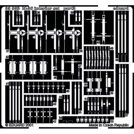 M-26 Fotoätzsatz, 1/35 - Eduard Accessories 35382