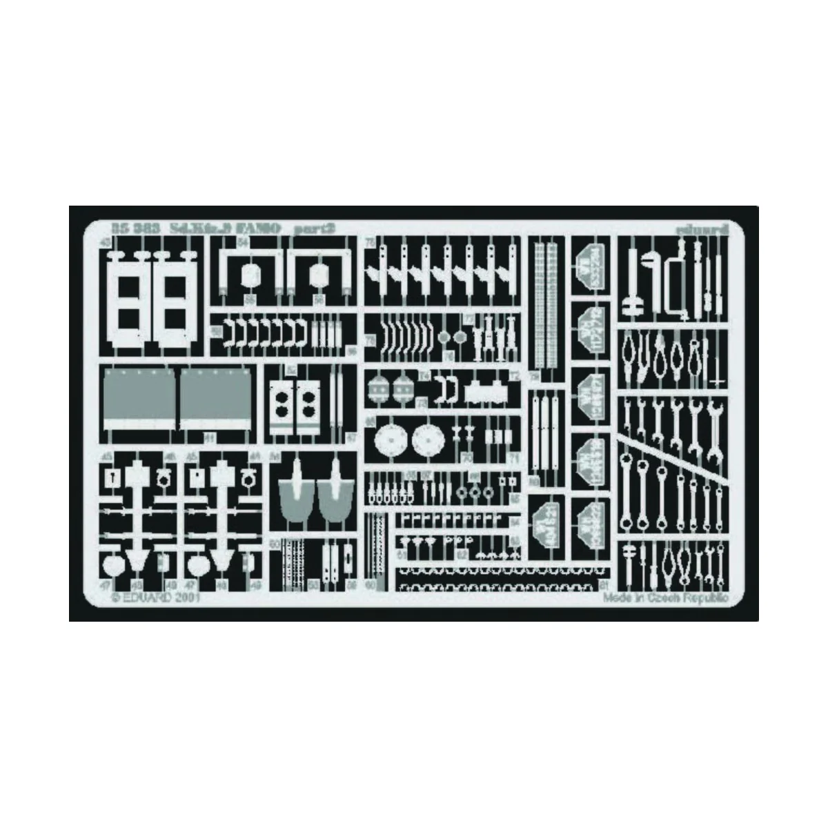 Sd.Kfz. 9 FAMO Fotoätzsatz, 1/35 - Eduard Accessories 35383