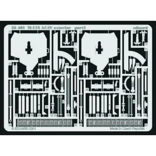 M-113 ACAV Fotoätzsatz, 1/35 - Eduard Accessories 35401
