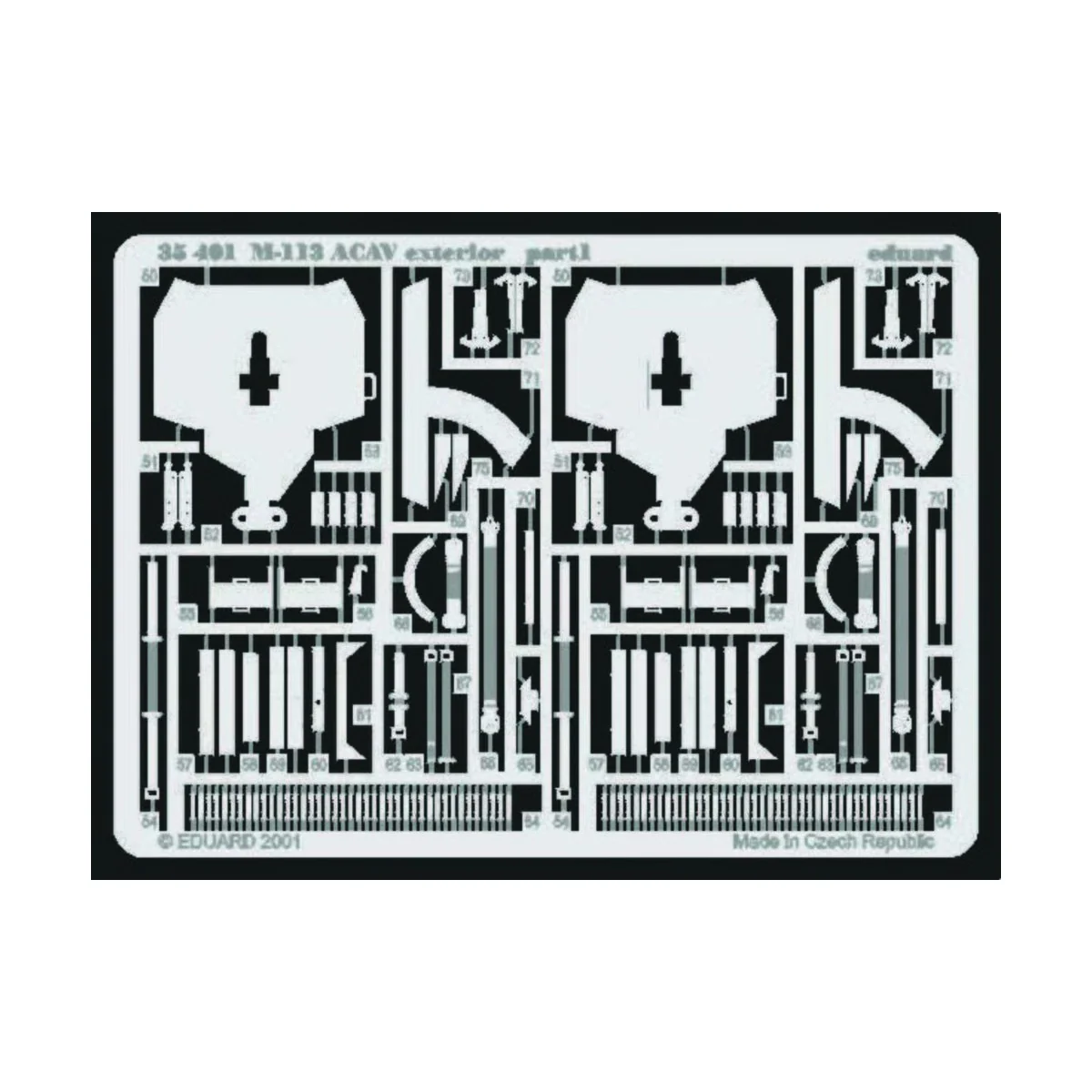 M-113 ACAV Fotoätzsatz, 1/35 - Eduard Accessories 35401