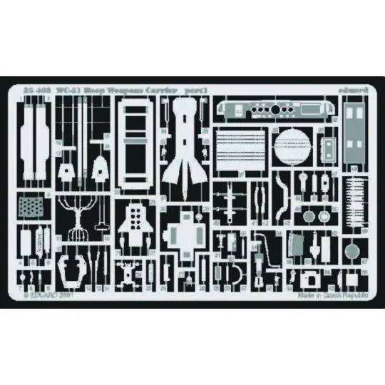 WC-51 Beep Weapons Carrier Fotoätzsatz, 1/35 - Eduard Accessories 3...