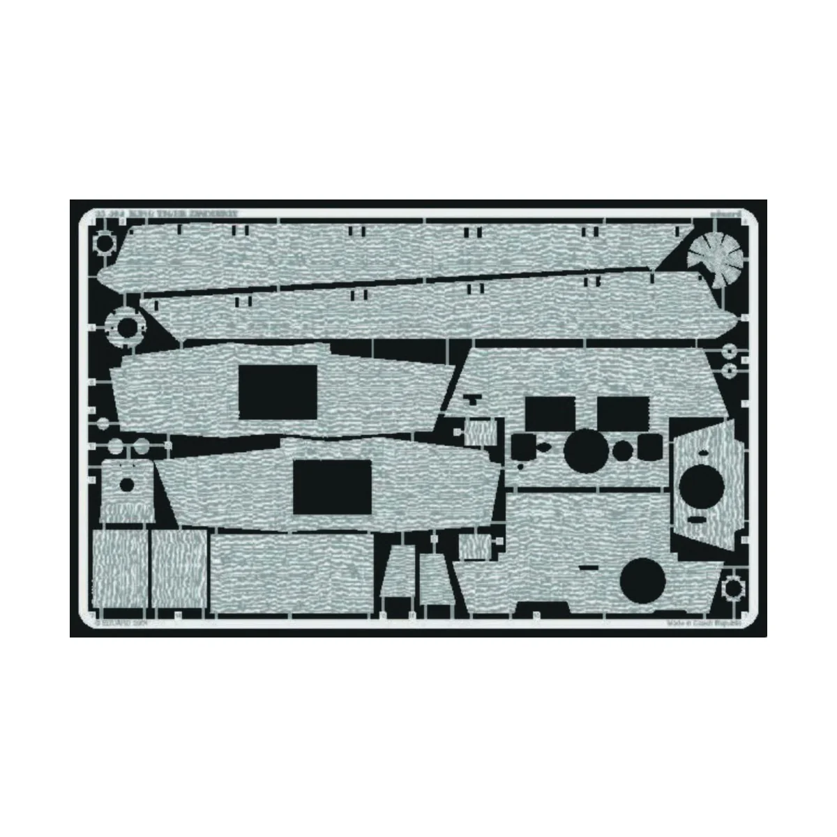 Königstiger Zimmerit Fotoätzsatz, 1/35 - Eduard Accessories 35404