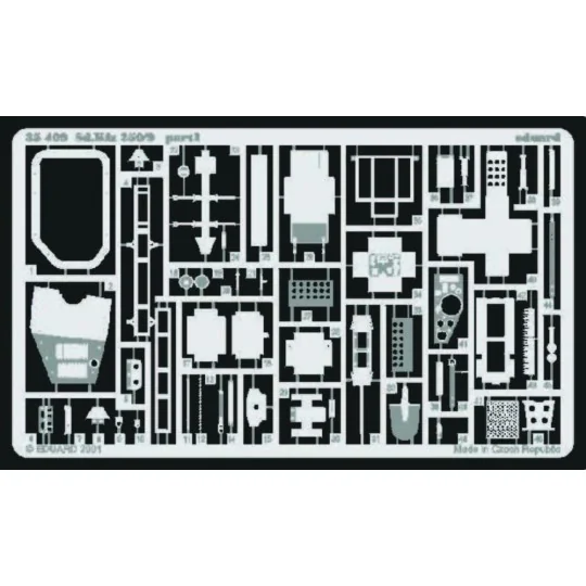 Sd.Kfz. 250/9 Fotoätzsatz, 1/35 - Eduard Accessories 35409