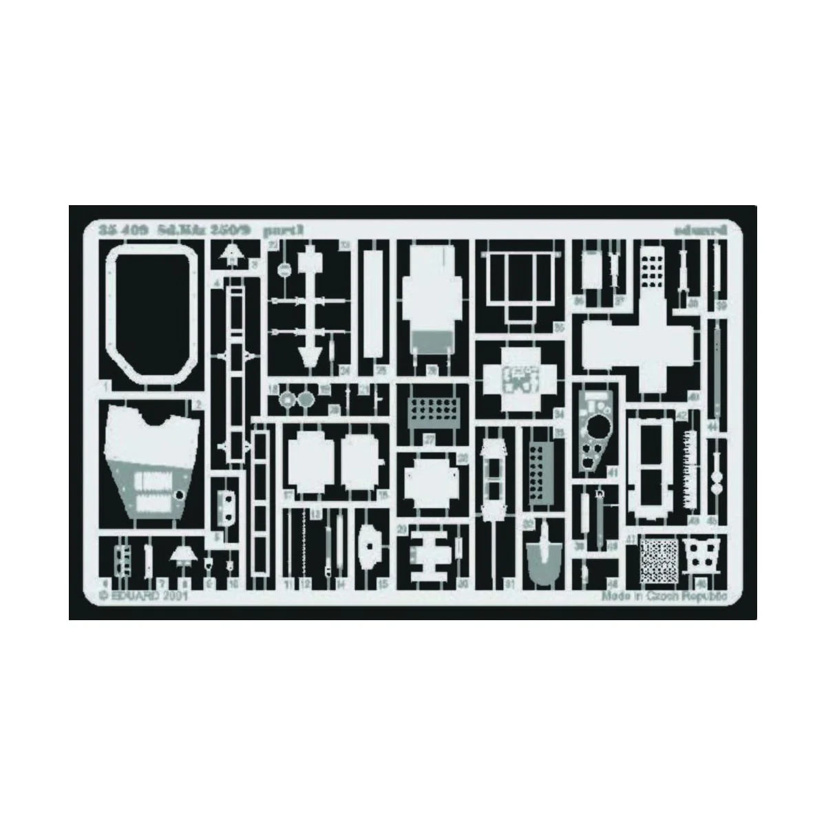 Sd.Kfz. 250/9 Fotoätzsatz, 1/35 - Eduard Accessories 35409