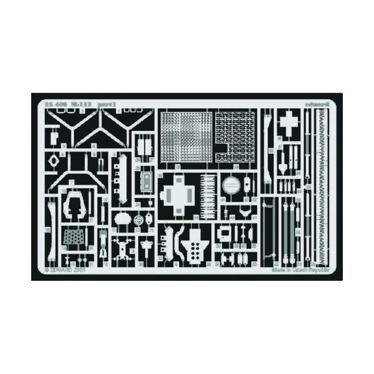 M-113 Fotoätzsatz, 1/35 - Eduard Accessories 35406