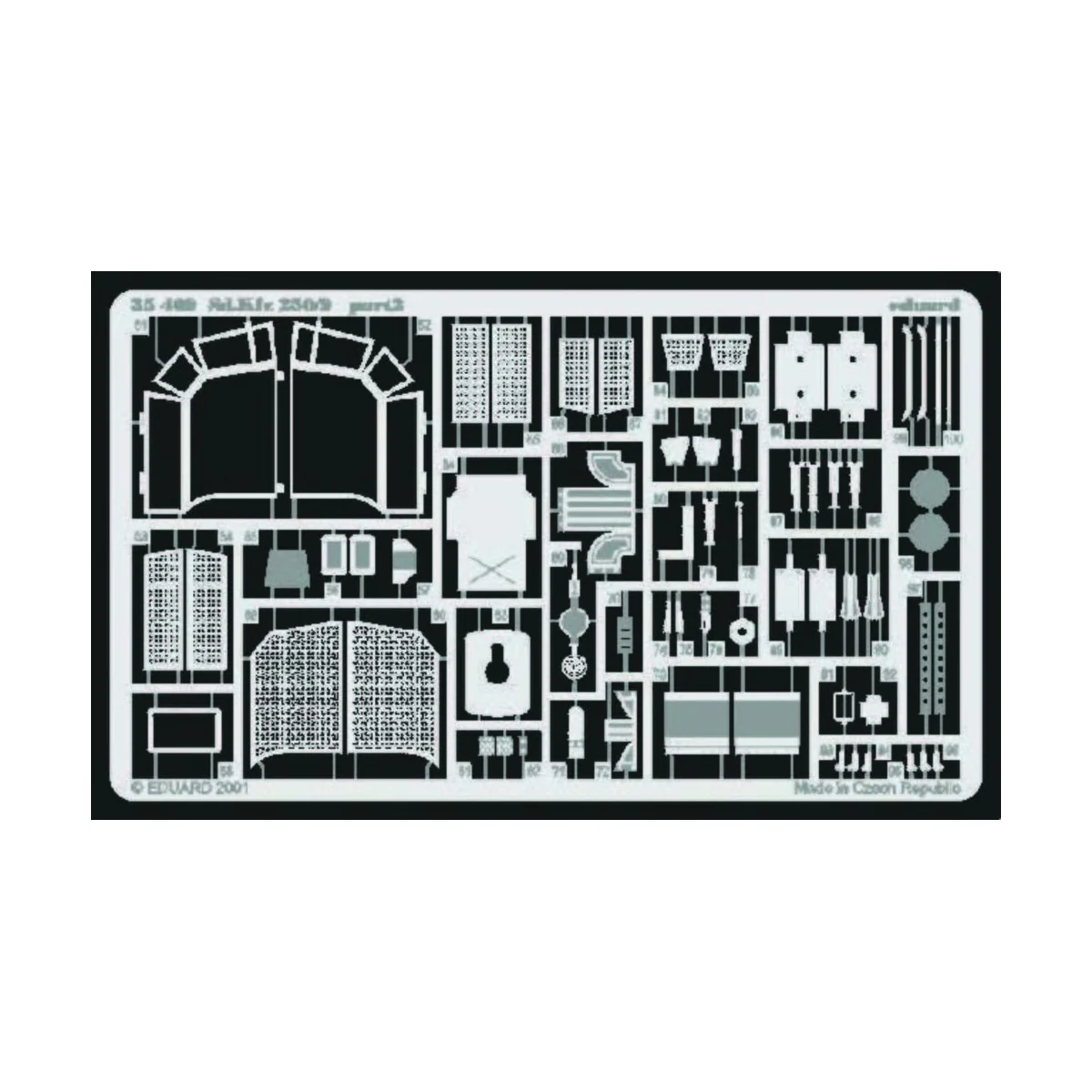 Sd.Kfz. 250/9 Fotoätzsatz, 1/35 - Eduard Accessories 35409
