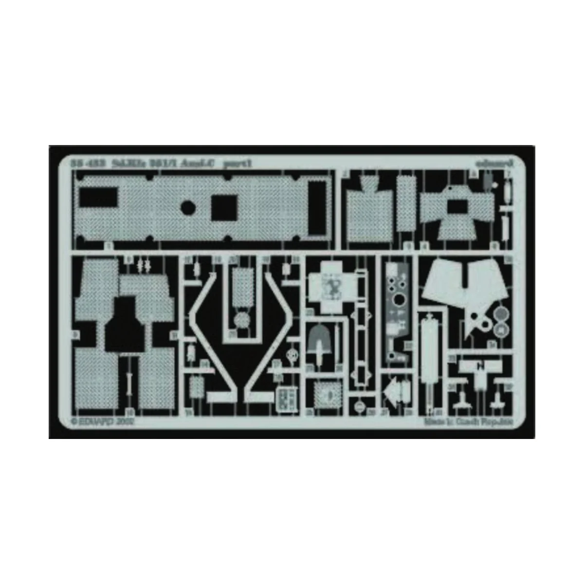 Hanomag SdKfz.251/1 Fotoätzsatz, 1/35 - Eduard Accessories 35432
