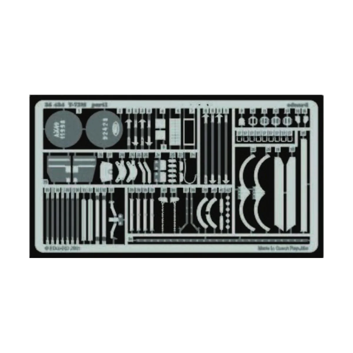 T-72M Fotoätzsatz, 1/35 - Eduard Accessories 35434
