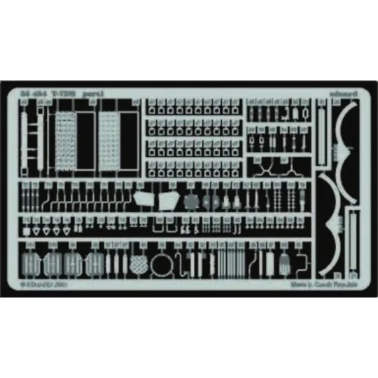 T-72M Fotoätzsatz, 1/35 - Eduard Accessories 35434